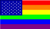 Gay USA Flag